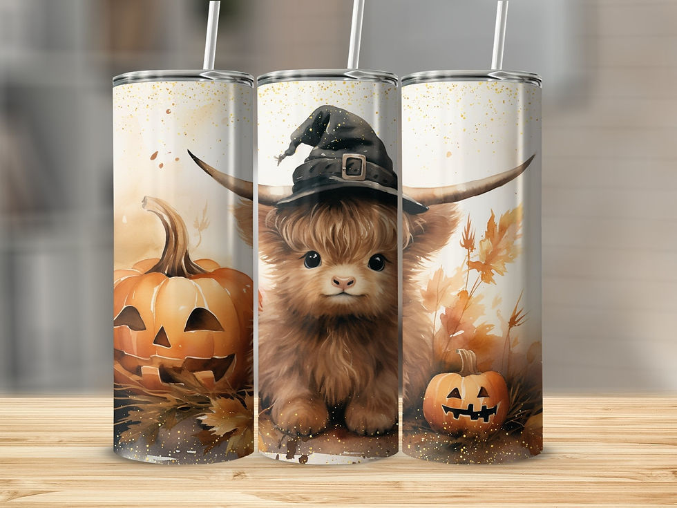 Highland Cow #28 Tumbler 20 oz Stainless Steel Tumbler with lid