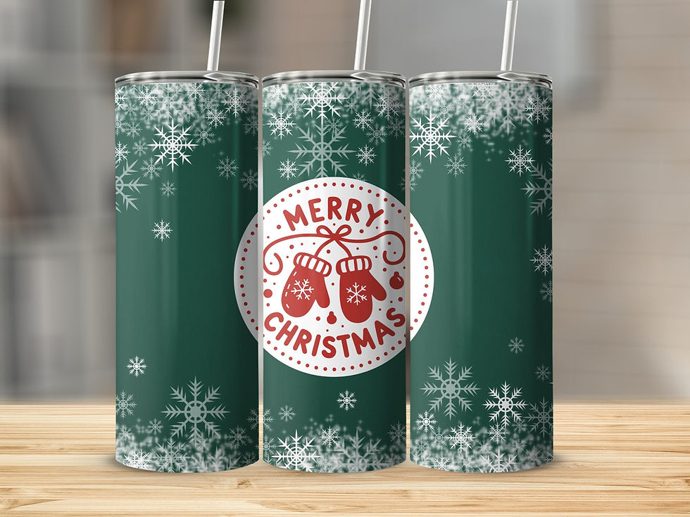 Cowgirl Christmas Tumbler