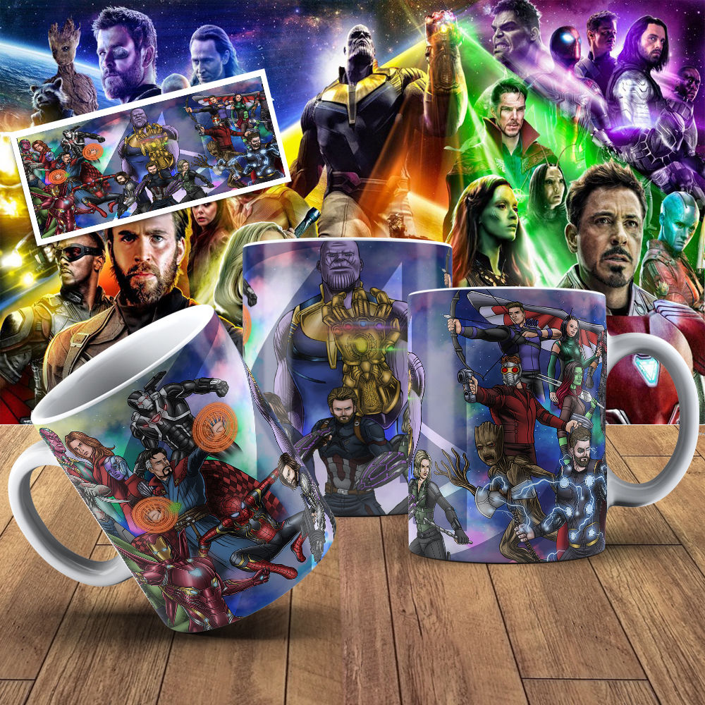 Caneca Vingadores Guerra Infinita