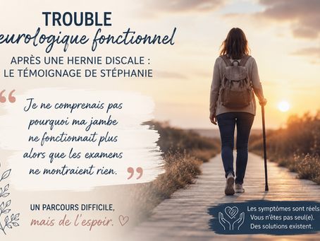 Témoignage : vivre avec un trouble neurologique fonctionnel après une hernie discale