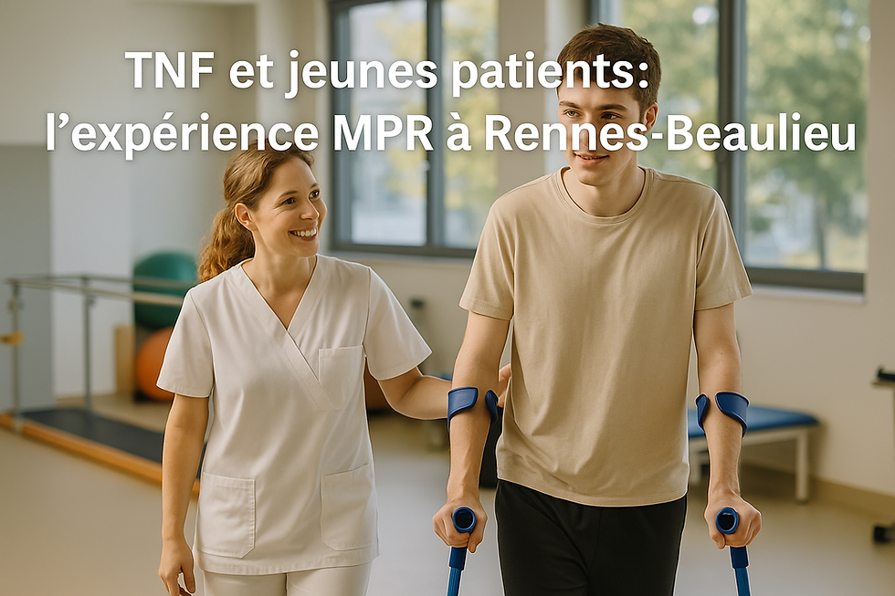 TNF et jeunes patients : retour d’expériences en médecine physique et réadaptation
