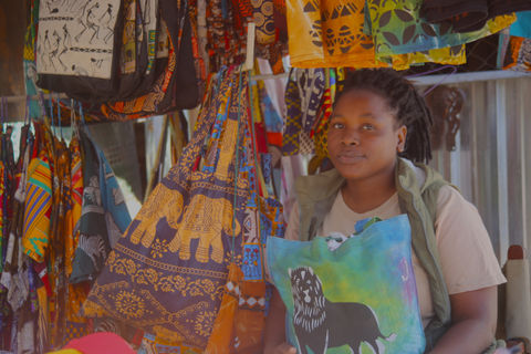 Vibrant Market Scene