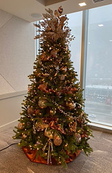 copper christmas tree decorations park city utah