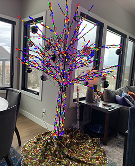 The Canyons Resort at Park City Mountain Holiday decorating with penguins
