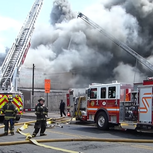 4-Alarm Commercial Building Fire at 196 South Grove Street, East Orange