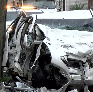 1 Person Dead, Several Injured In NJ Transit Bus, Car Crash In Newark