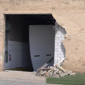 Truck vs Building on Cox Street in Roselle