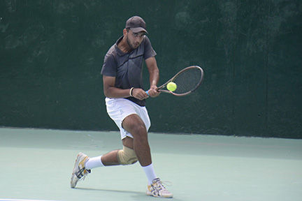 Players in action at the Subh-e-Nau ITF Juniors 2026