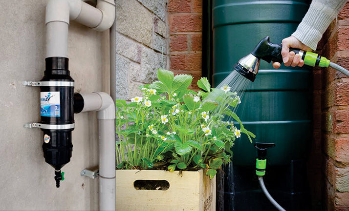 Untreated rainwater should preferably be used for gardening and washing purposes.  Using rainwater for bathing or dishwashing may require suitable filtration to remove impurities