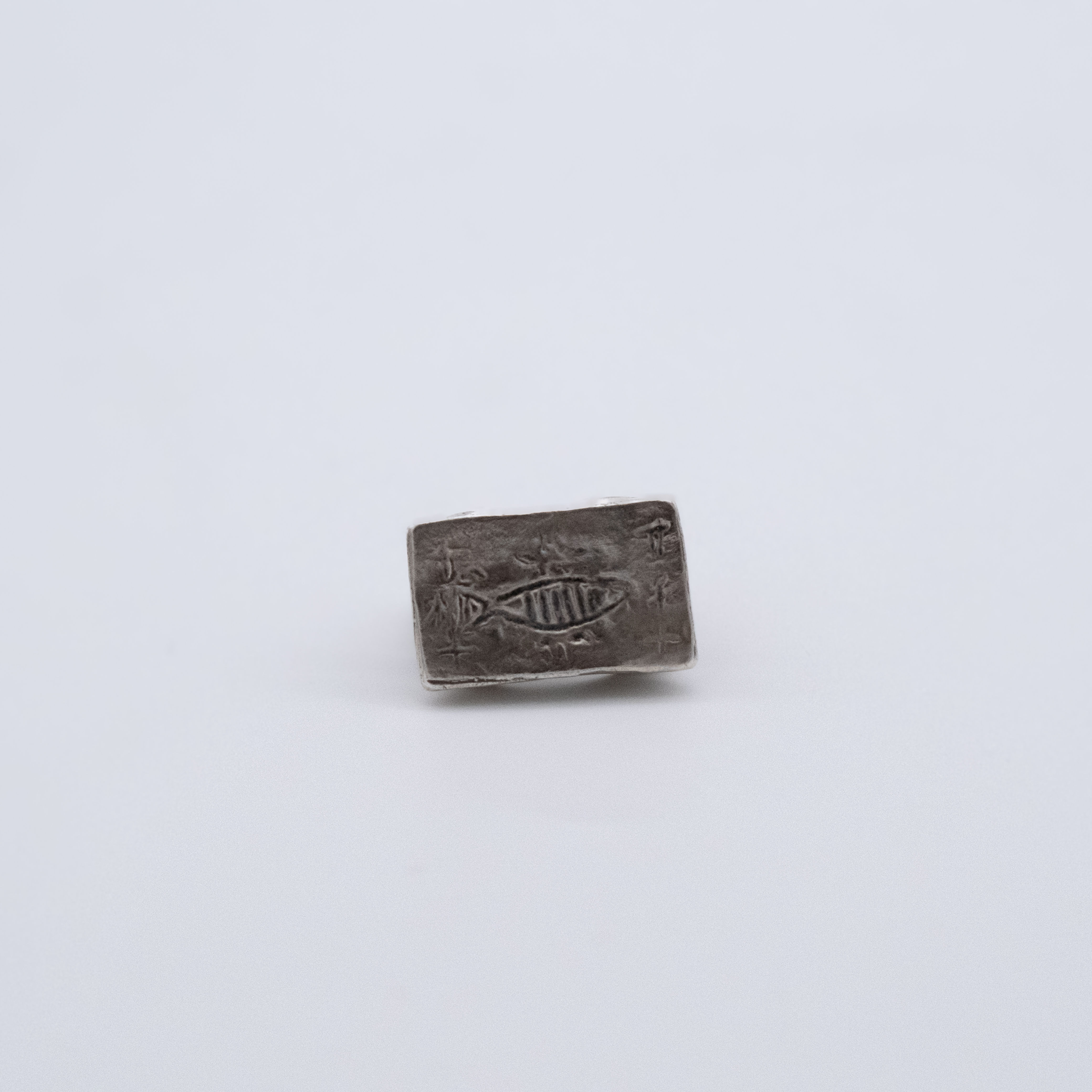 Primitive Fish Silver Ring – Handmade Sterling Statement Ring