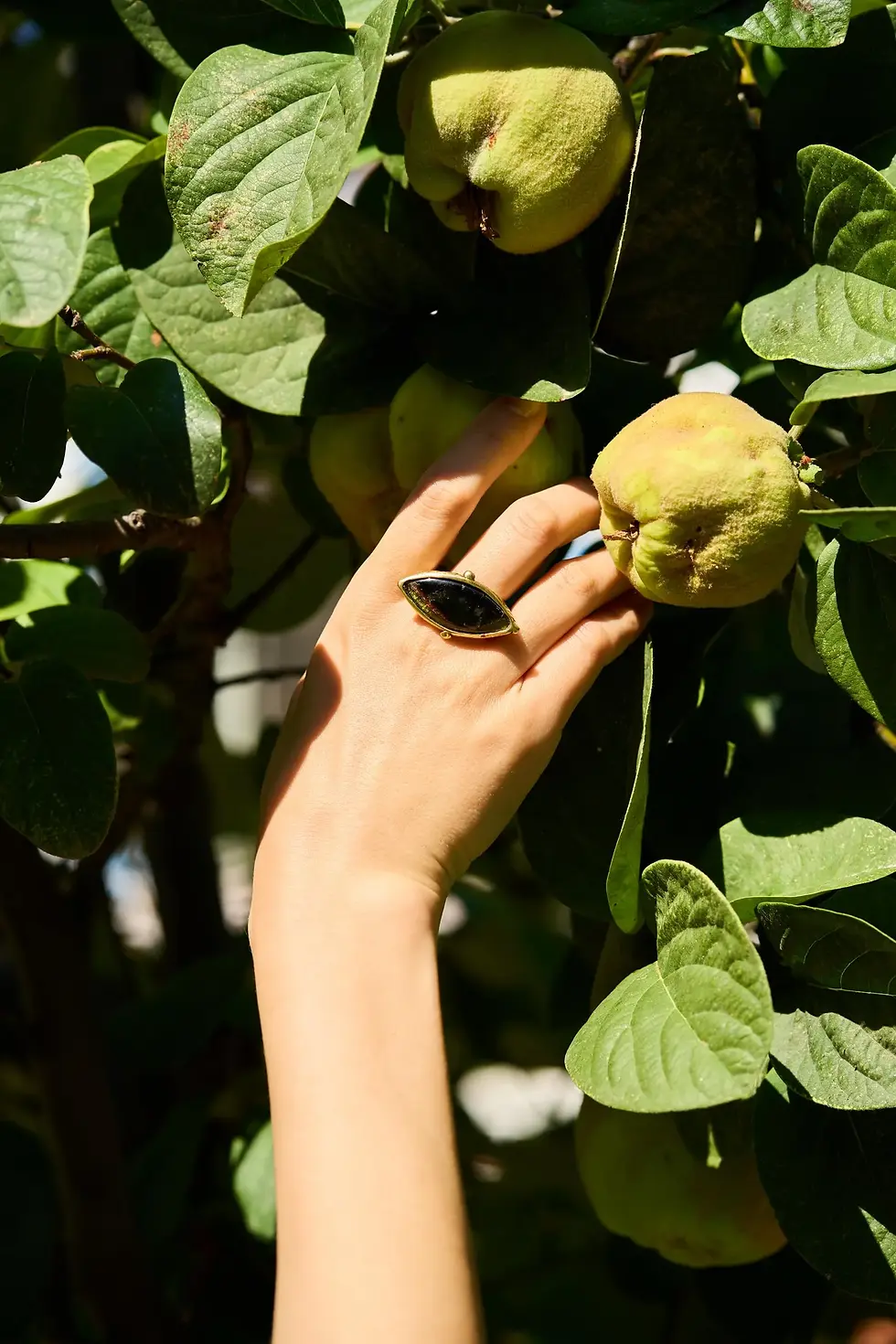 Thumbnail: One-of-a-Kind Tourmaline Eye Ring, Handmade Bronze Gemstone Ring
