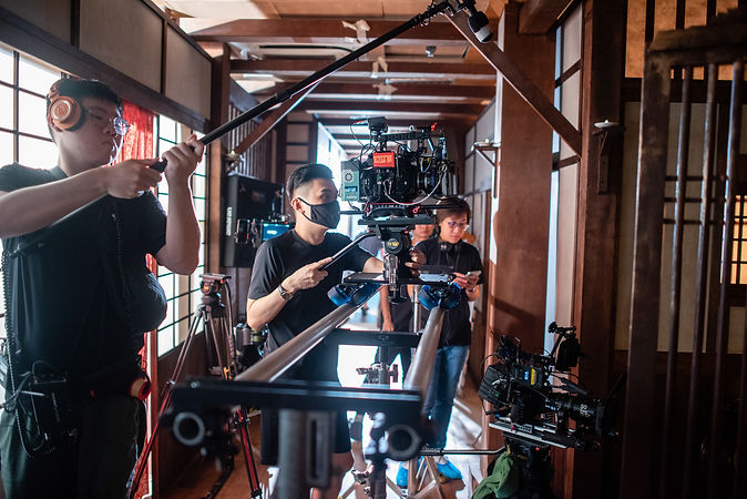Ochre Pictures filming behind the scenes