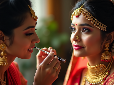 Bridal makeup in Chidambaram