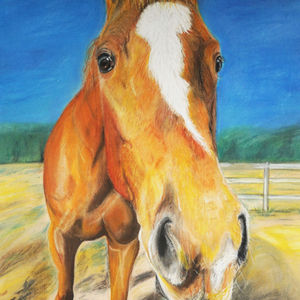 Pastel comeback: Nudged by Horses