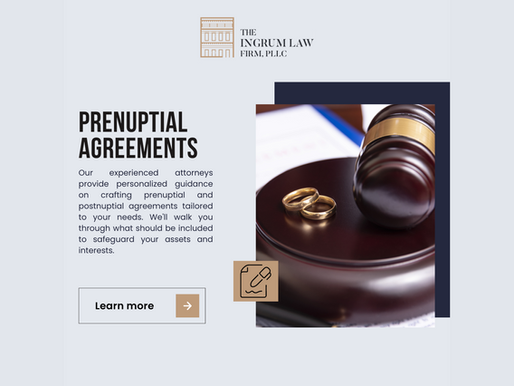 Secure Your Future with a Prenuptial Agreement at Ingrum Law