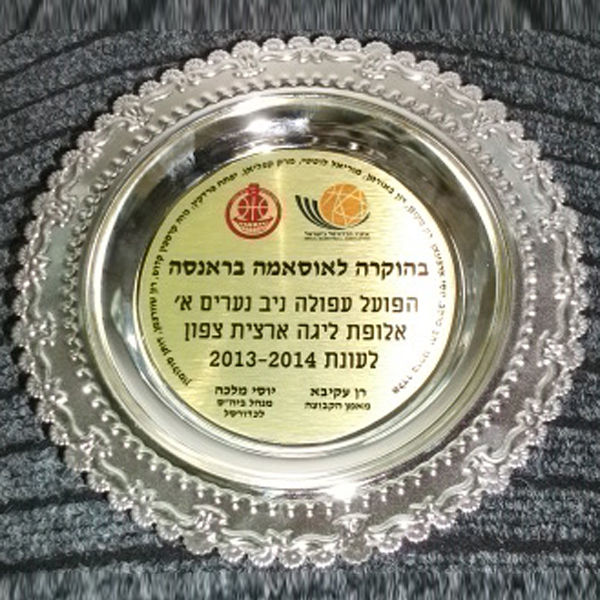 מגן צלחת הוקרה לזכייה באליפות