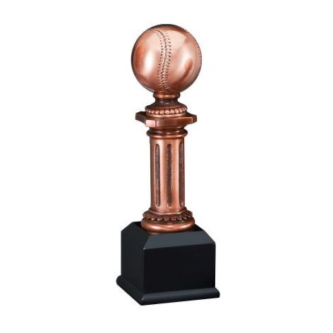 10.5” Baseball Pedestal Resin Award