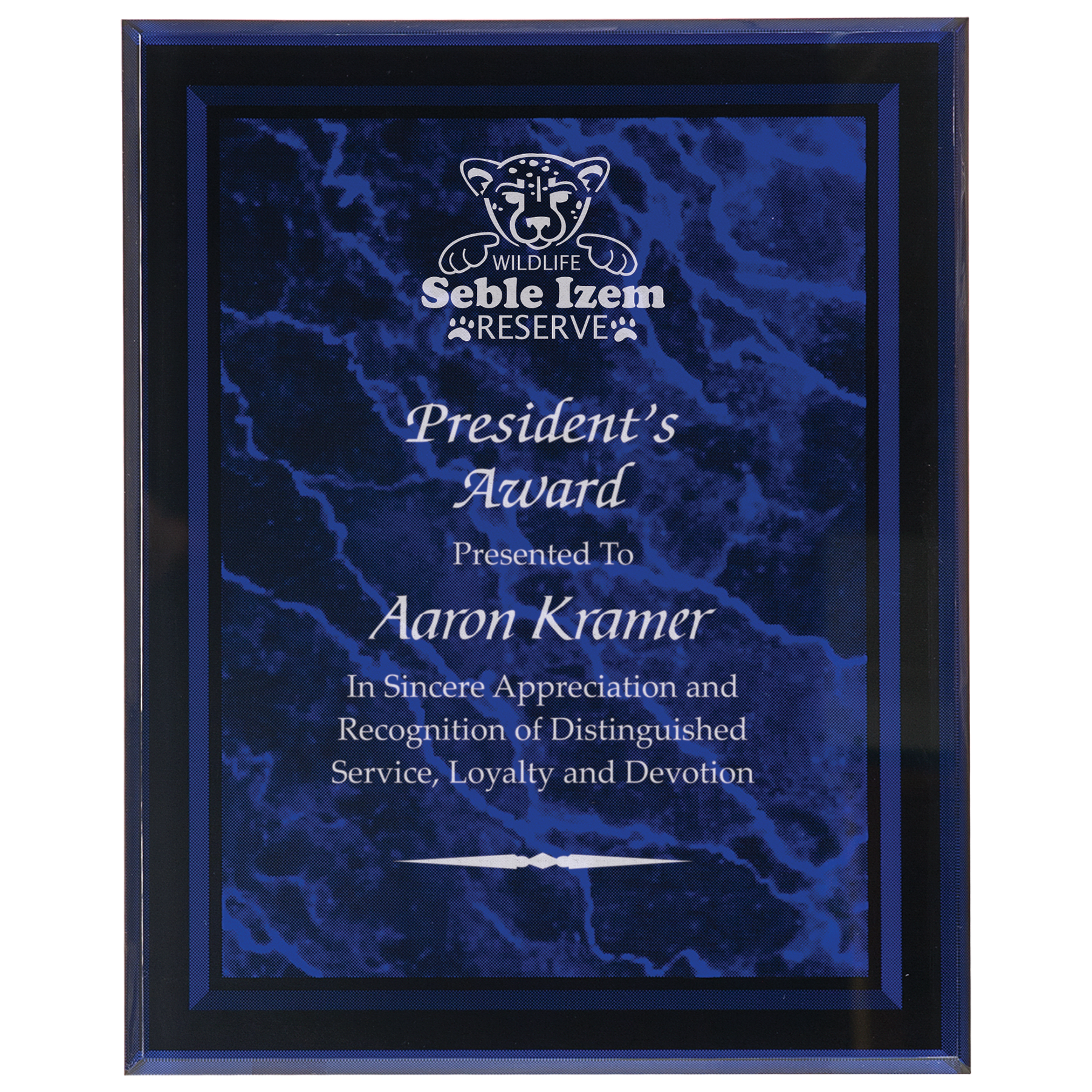 Purple Marble Acrylic Plaque | 3 Sizes