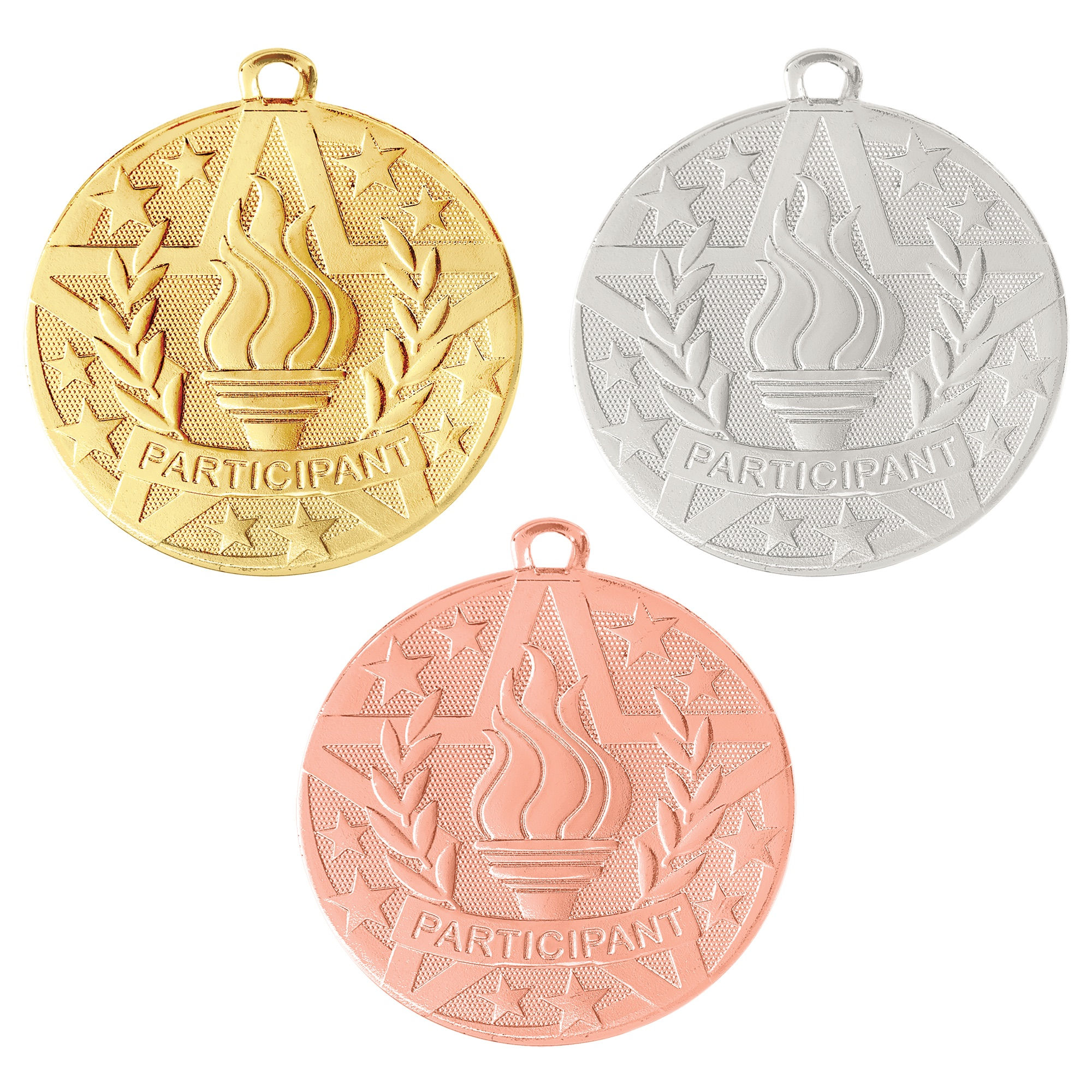2” Participant Superstar Medal with Ribbon