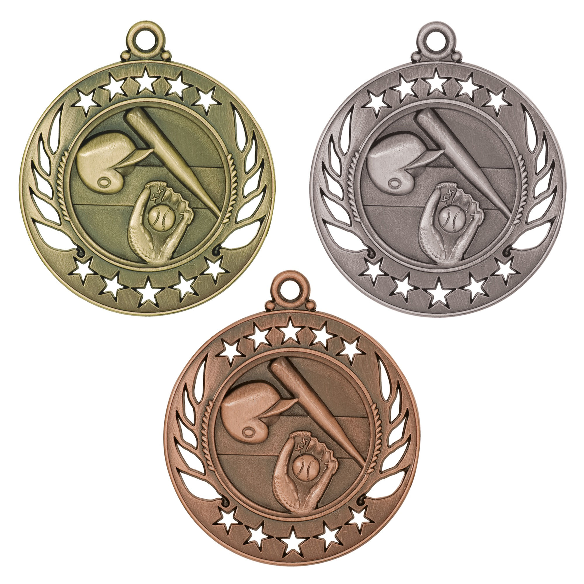 2.25” Baseball/Softball Galaxy Medal