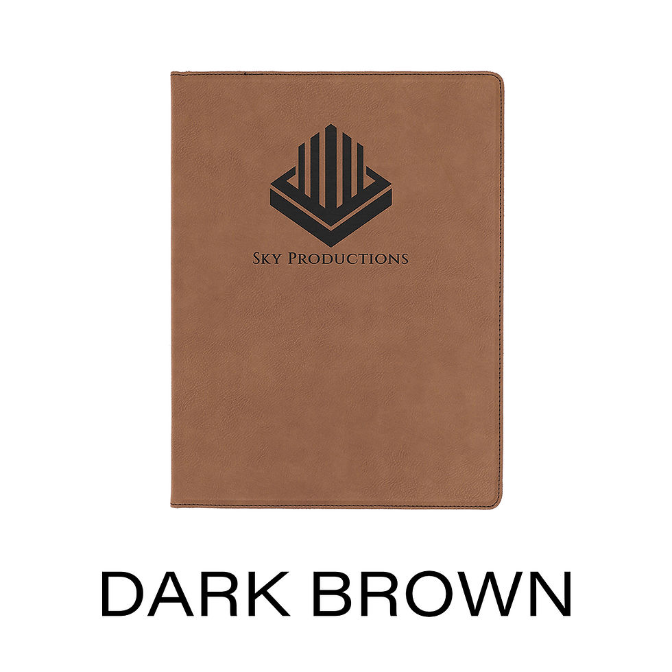 Thumbnail: 9.5” x 12” Leatherette Portfolio with Notepad | 7 Colors