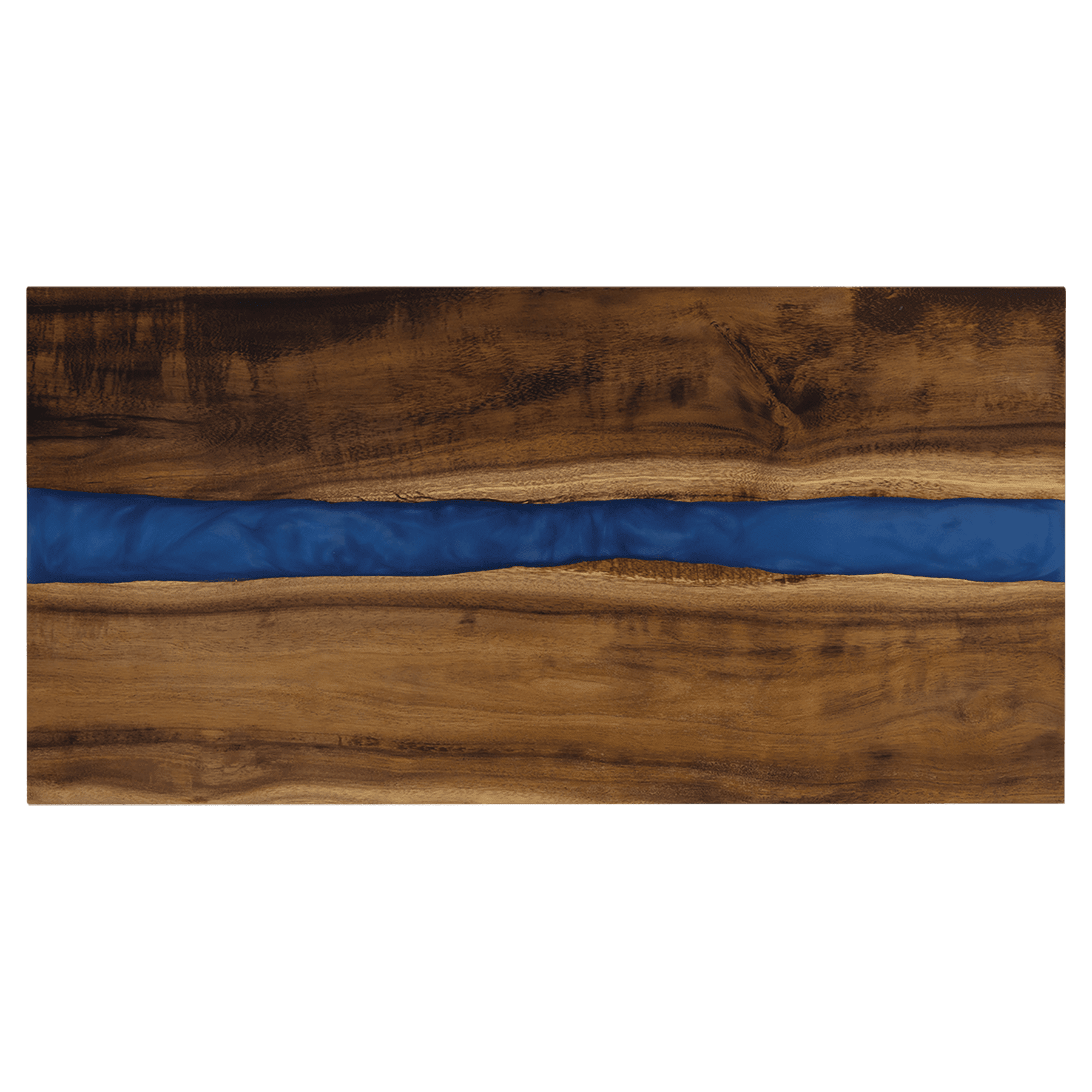 18” x 9” Acacia with Blue Pearl Resin Serving Board