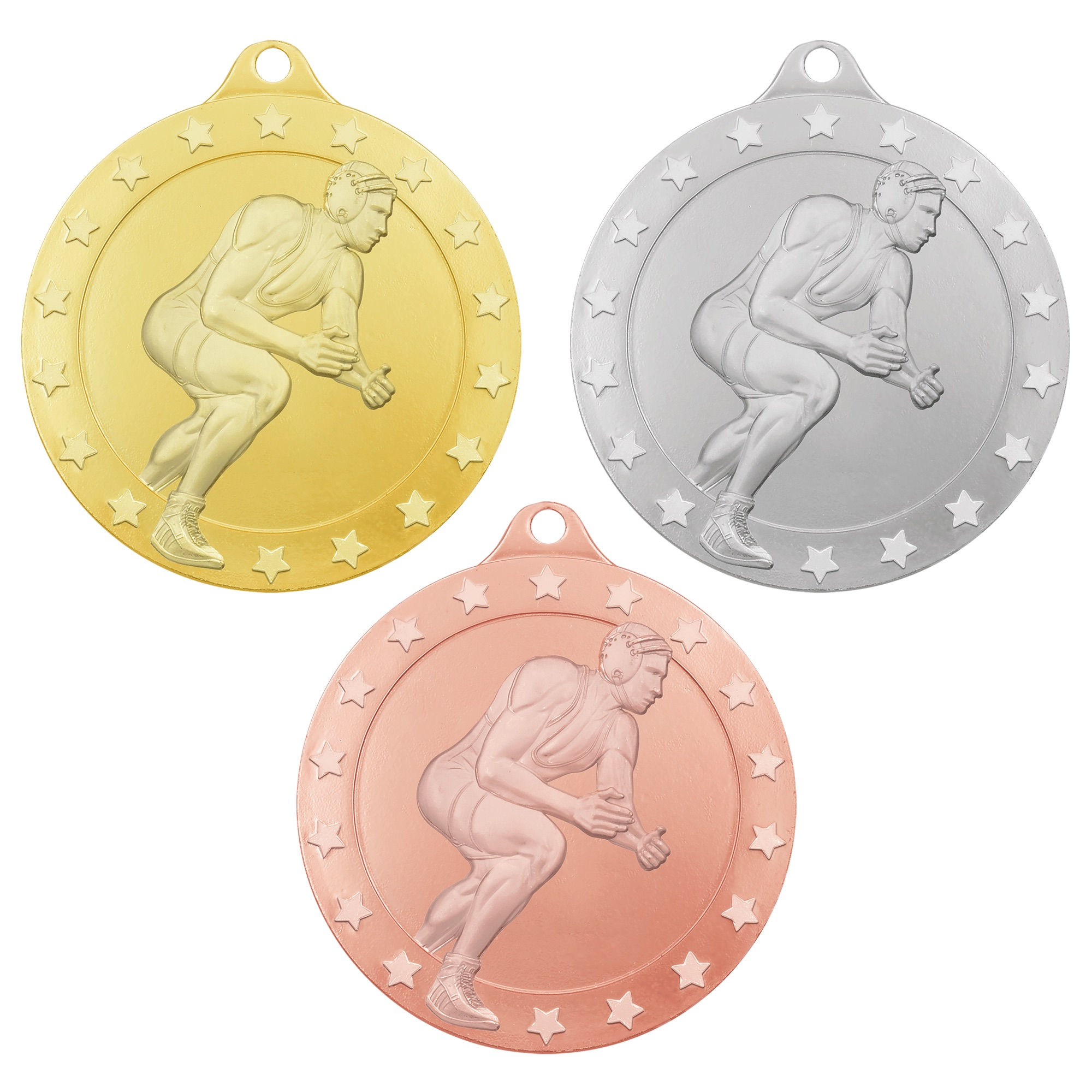 2.75” Male Wrestling Radiance Medal