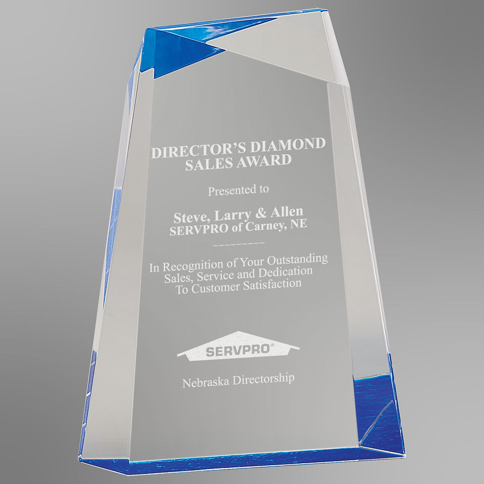 Thumbnail: Facet Wedge Acrylic | 3 Sizes | 2 Colors