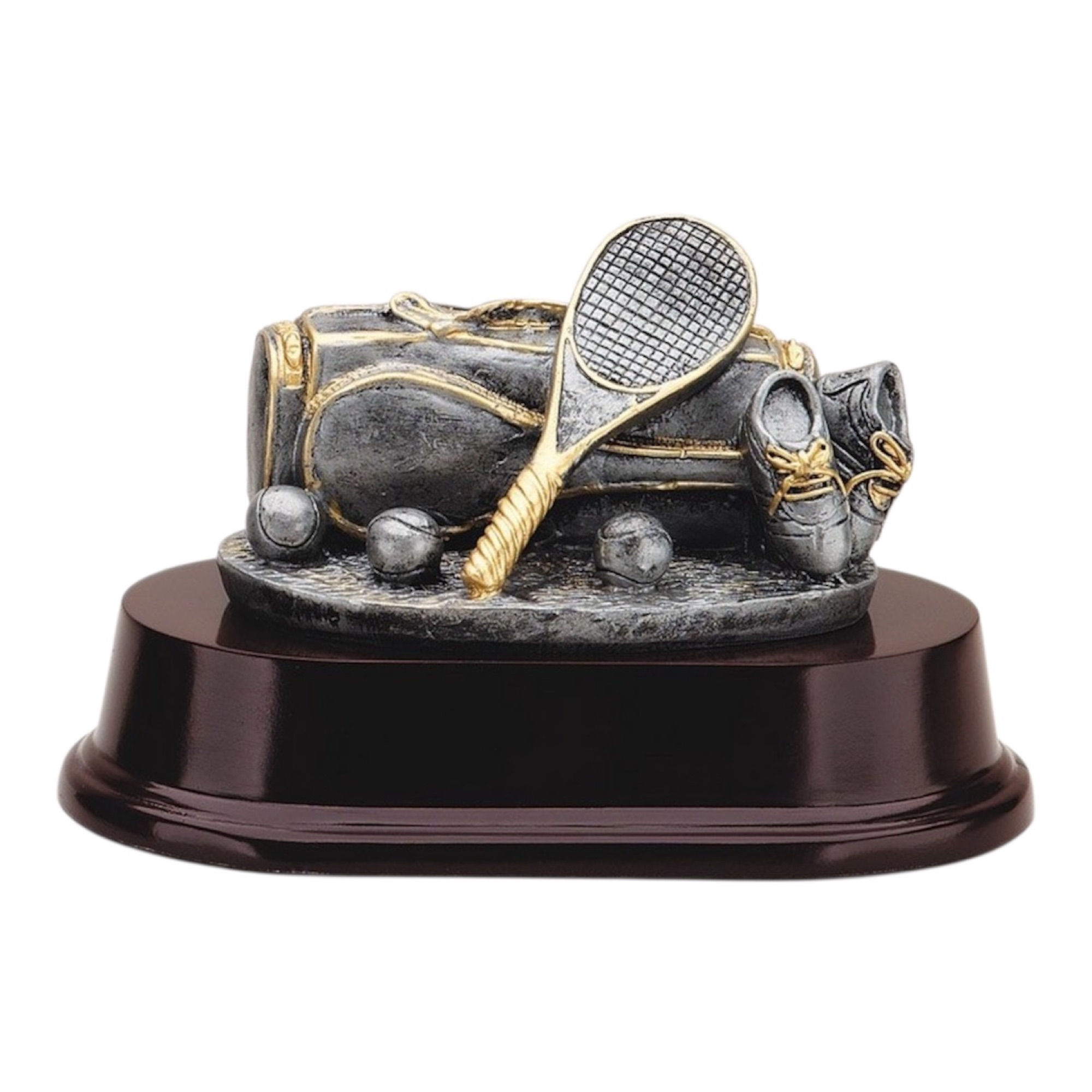 3” Tennis Bag Resin Award