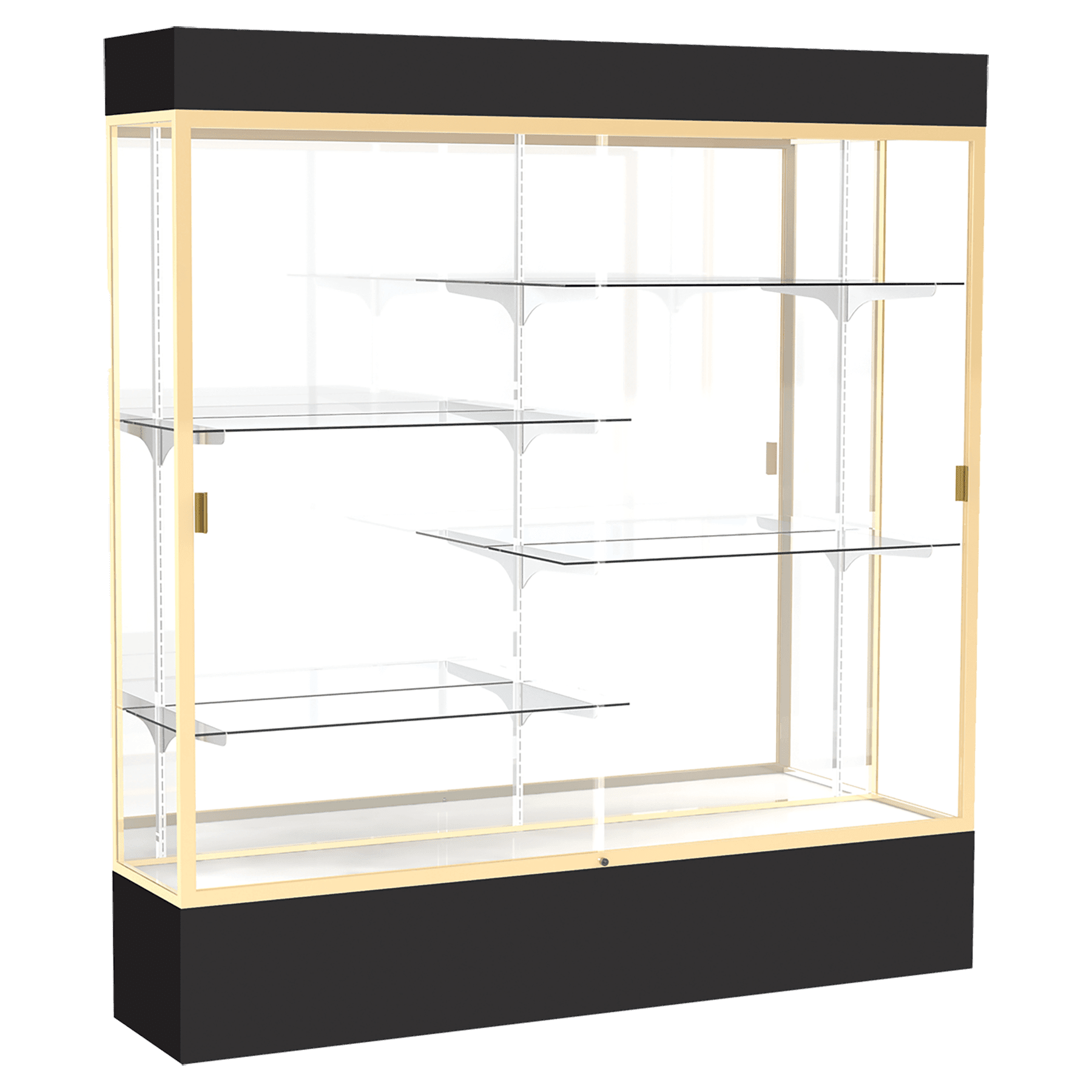 Spirit Series Display Case | Black Laminate (Lighted)