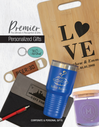 Personalized engraved gifts catalog for awards and special occasions