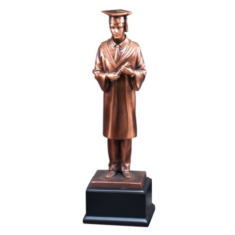 12” Male Graduate Resin Award