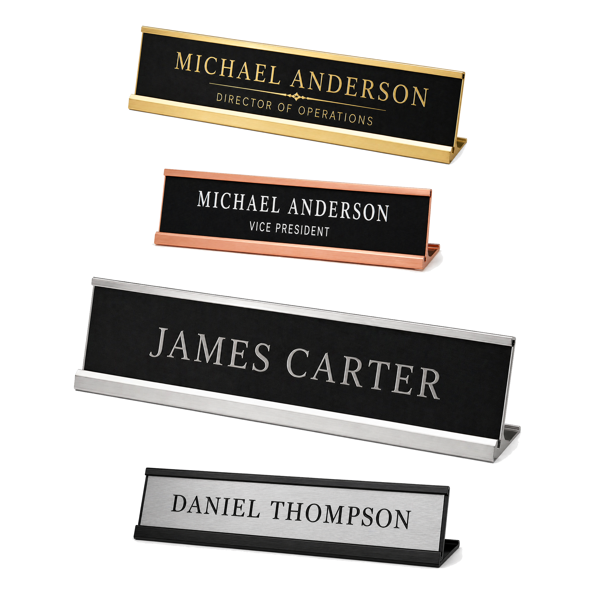 Custom 2” x 8” Desk Name Plate