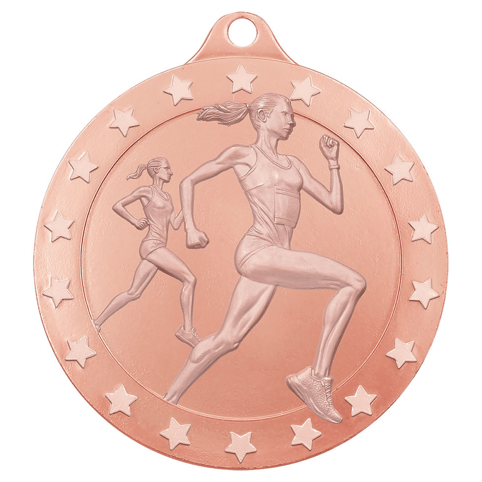Thumbnail: 2” Female Cross Country Radiance Medal