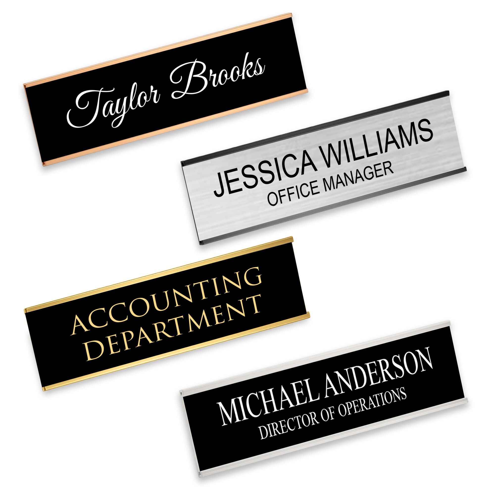 Custom 2” x 10” Wall Name Plate