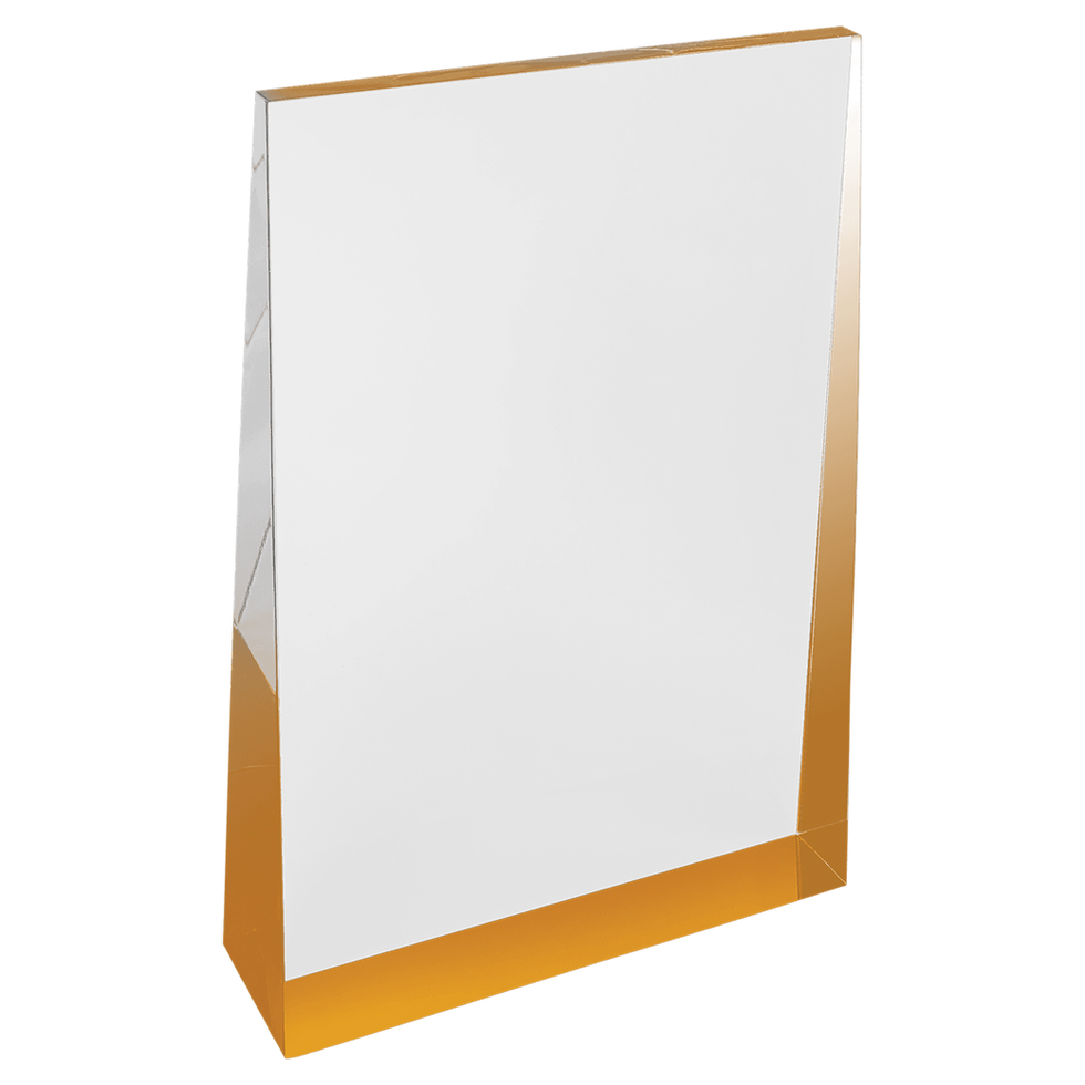 Thumbnail: Acrylic Wedge Award | 3 Sizes | 3 Colors