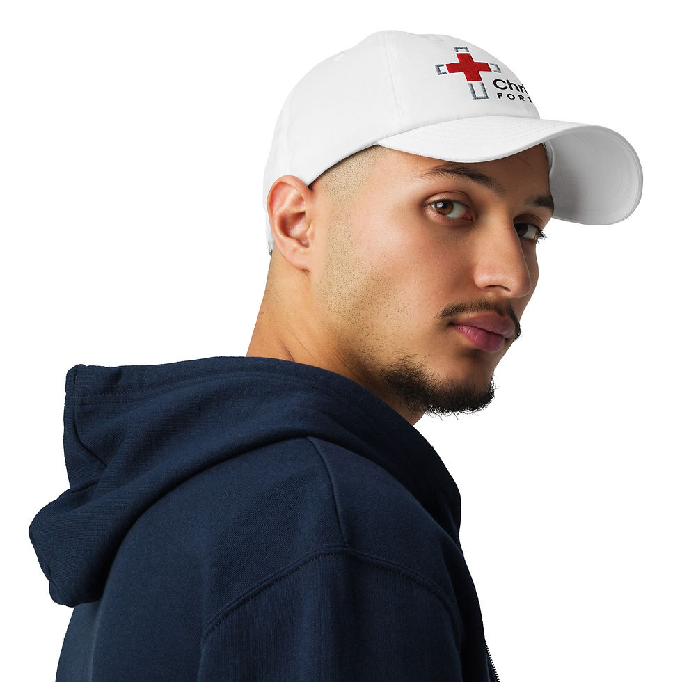Thumbnail: Christ Clinic Under Armour® dad hat - White
