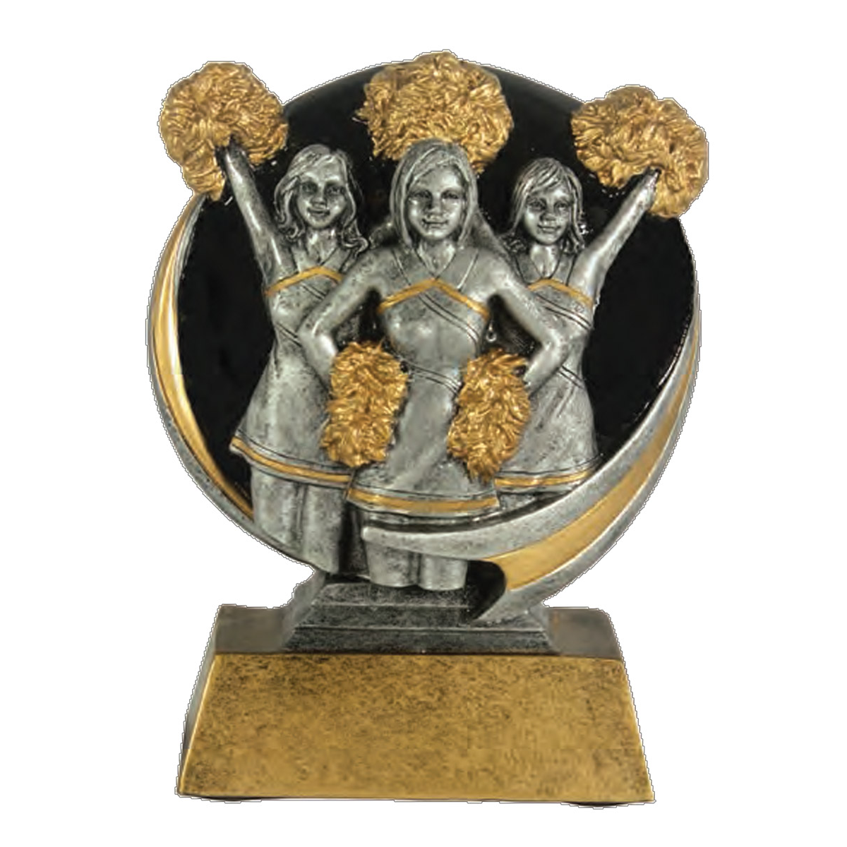 5” Color X Series Resin Cheer Award