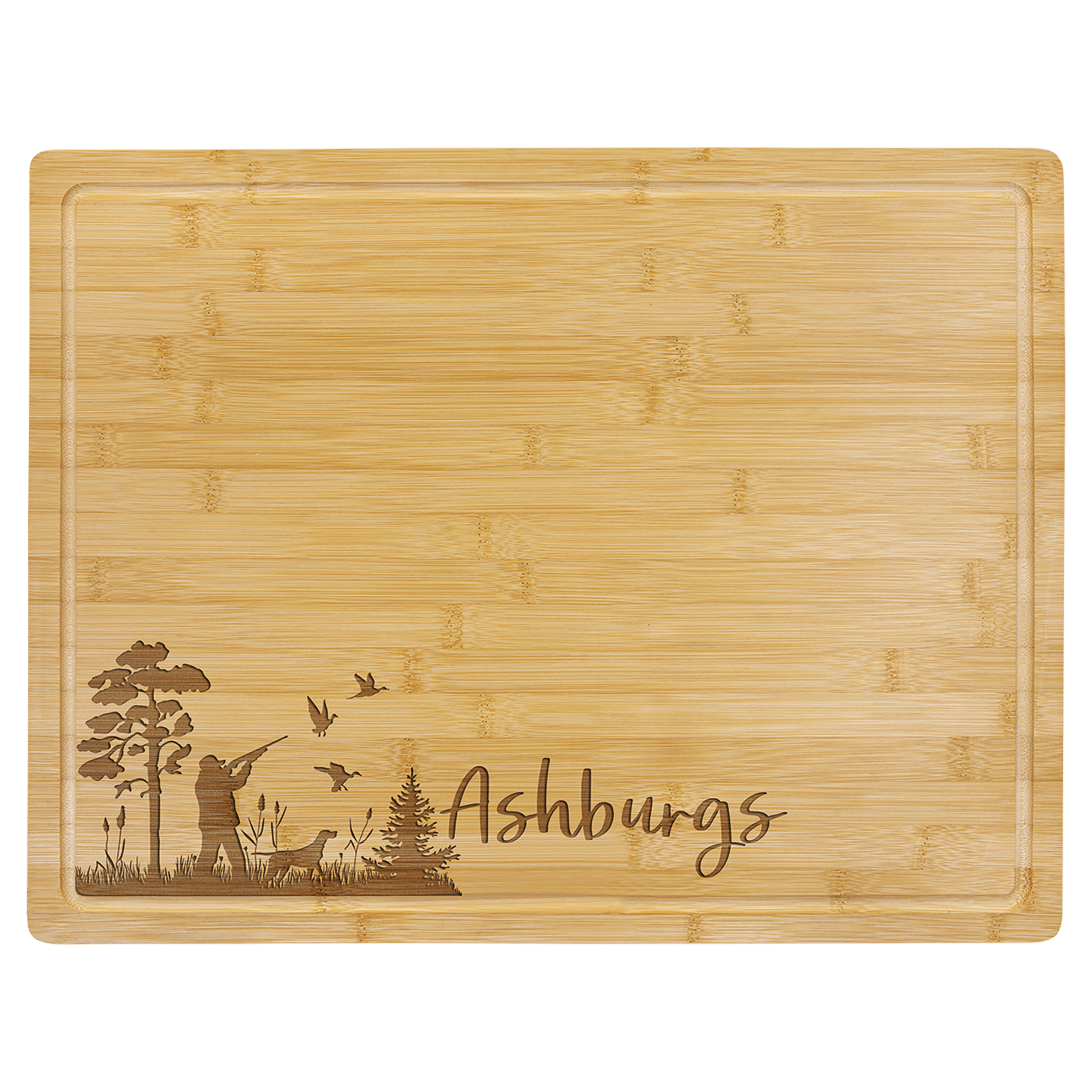Bamboo Cutting Board with Drip Ring | 3 Sizes