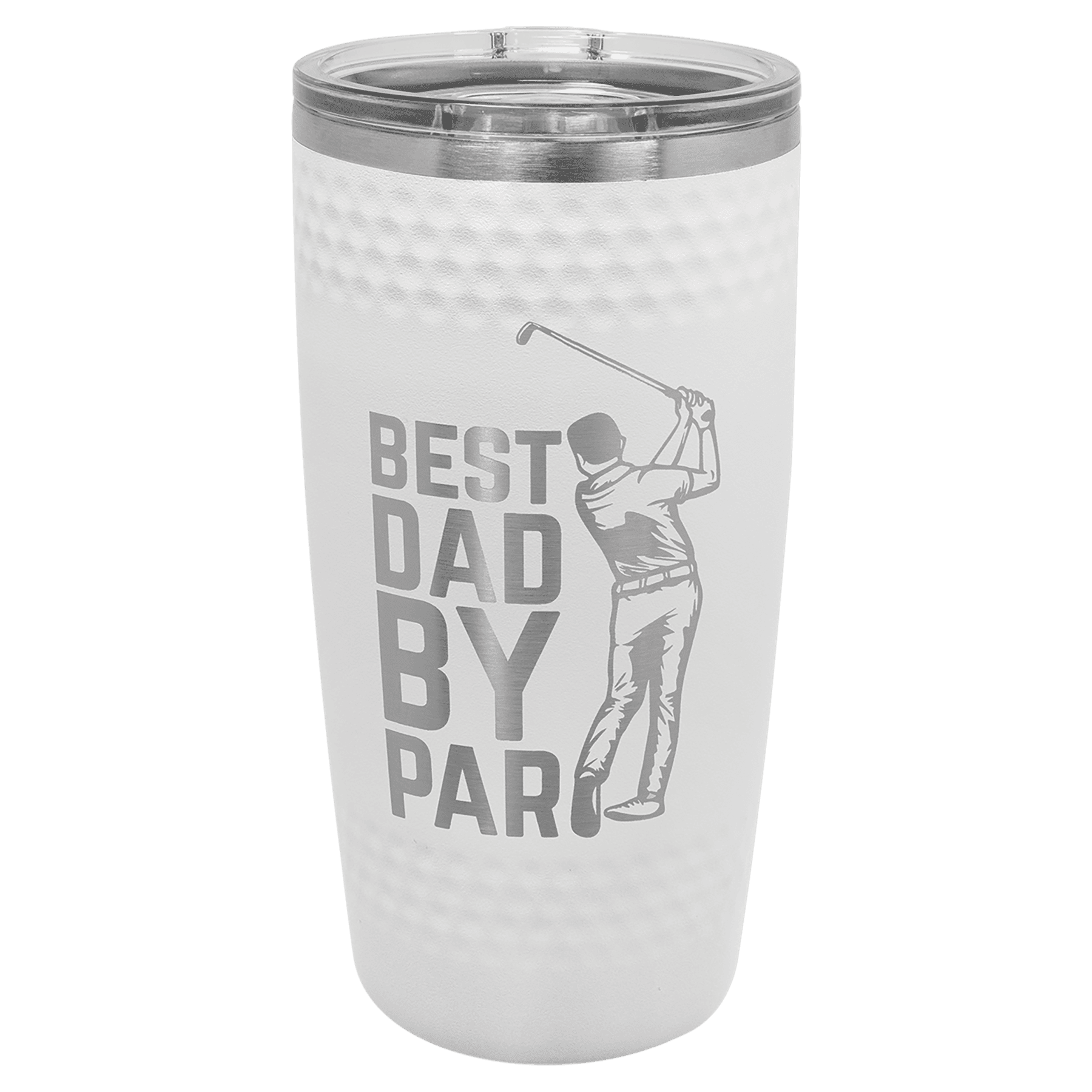 Polar Camel 20 oz. White Golf Tumbler with Slider Lid