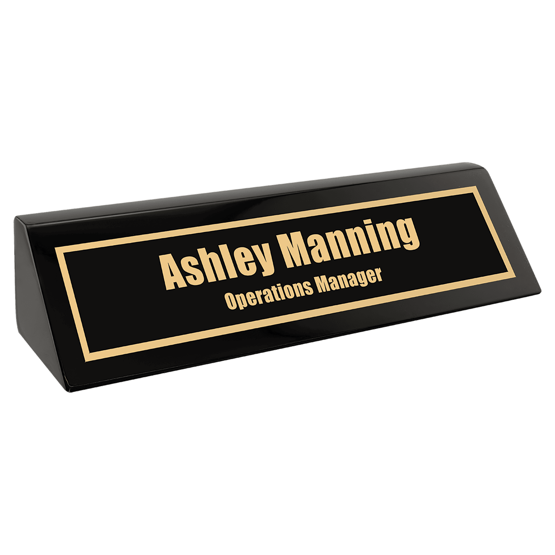 Piano Finish Desk Wedge | Rosewood or Black | 2 Sizes