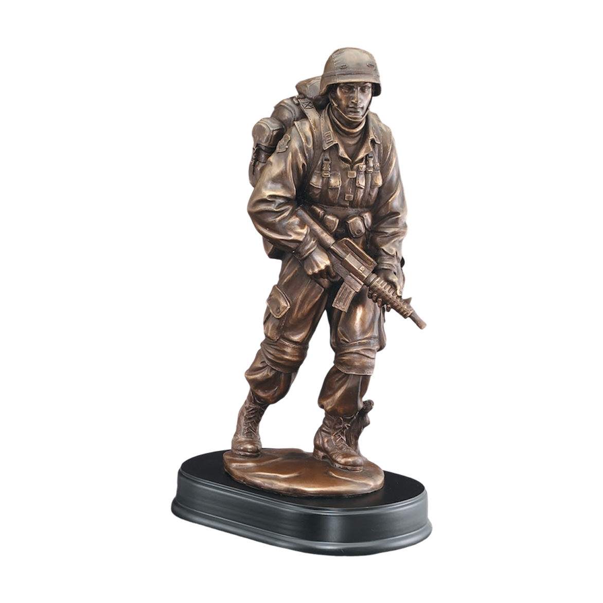13” Standing Patrol Soldier Resin