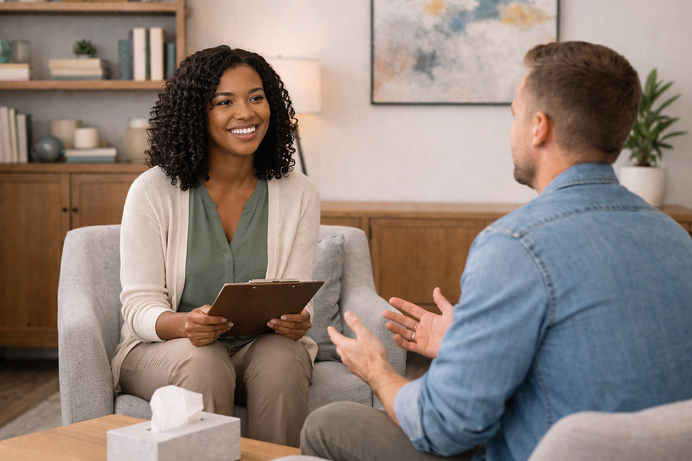 Therapist listening in a modern office.png