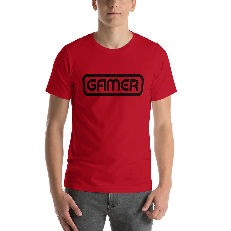 Thumbnail: Black Letter Gamer Unisex T-Shirt