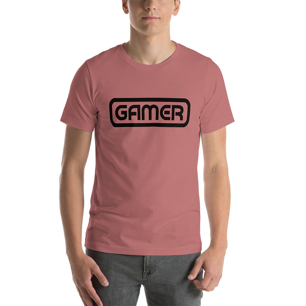 Thumbnail: Black Letter Gamer Unisex T-Shirt