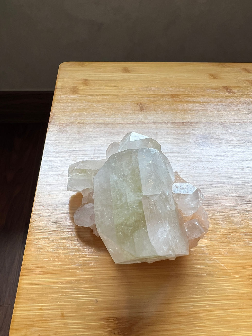 Thumbnail: Jade - Apophyllite Cluster