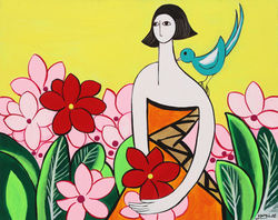 Lady and Blue Bird (2012)