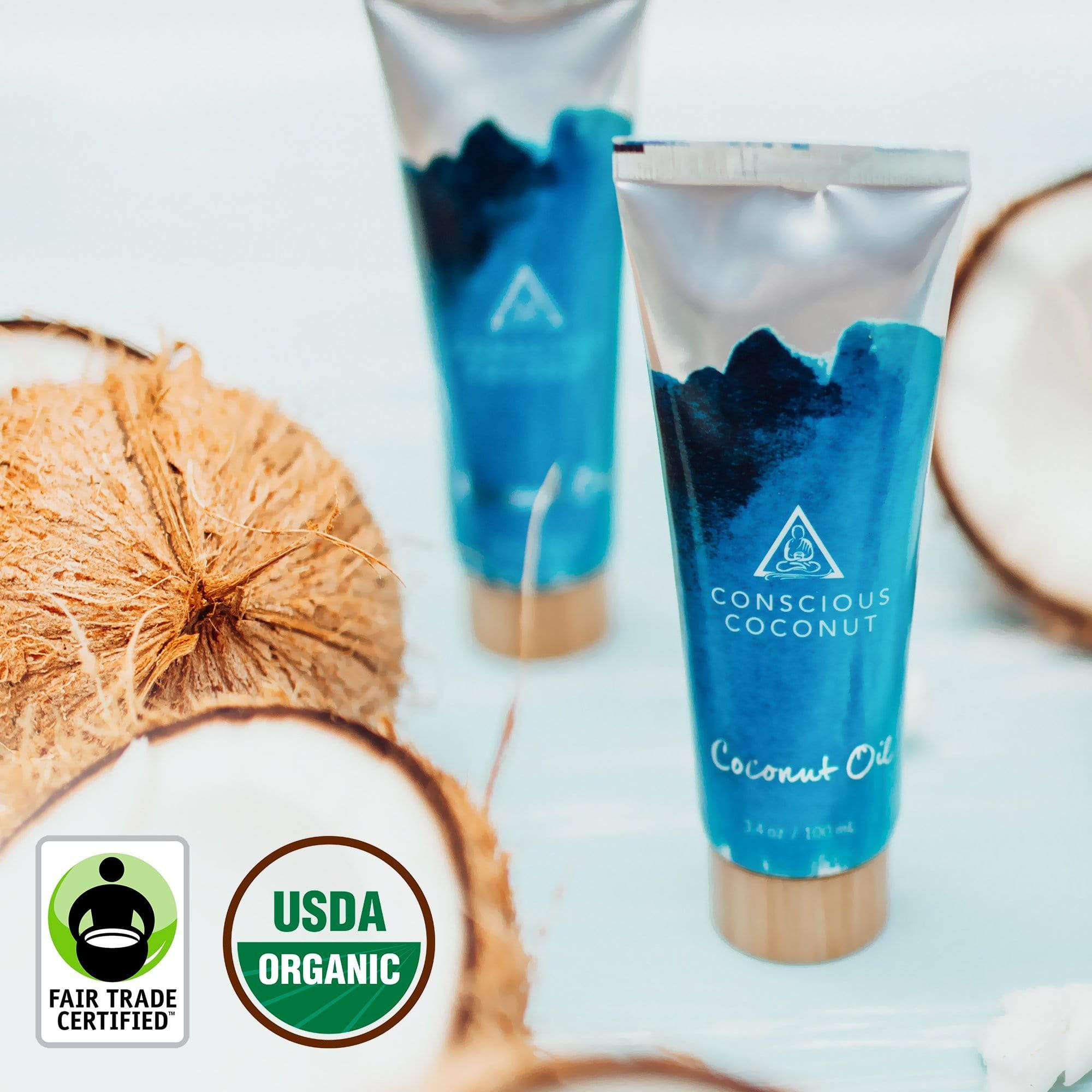 Travel-Ready Coconut Oil Tube