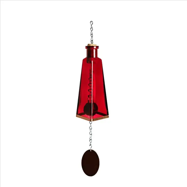 Thumbnail: Wine Bottle Wind chime/Bird Feeder/ Candle holder