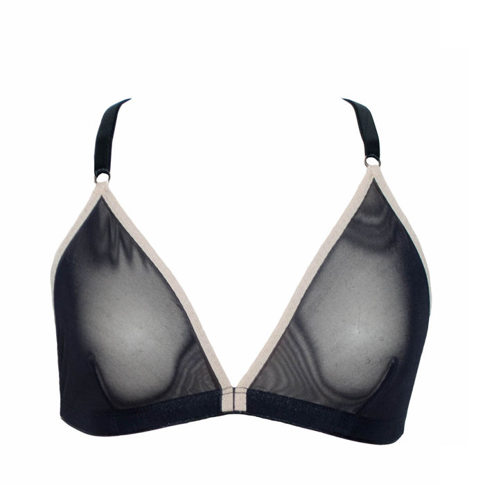 Thumbnail: Coco Bra - Black & Nude